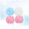 Angoily 4pcs Bath Mesh Pouf Exfoliating Shower Sponge Balls for Cleansing and Eco-Friendly Nylon Material Random Colors and Styles Spa and Relaxation view 4