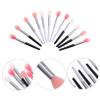 Housoutil Plastic Silicone Lipstick Brush Set 12 Pcs Lip Mask Wands Soft Brush for Comfort for Beauty Salon or Home Use Women Girls view 2
