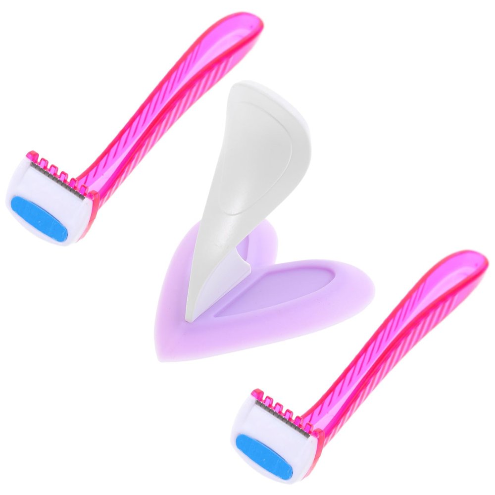 FOMIYES 3pcs Bikini Shaver Set for Women Hair Removal Tools for Bikini and Underarm Use Plastic Razors for Smooth Skin