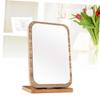 DOITOOL Foldable Makeup Mirror Large Desktop Mirror Wooden Frame Vanity Mirror for Daily Use Stylish Design view 3