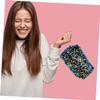 Angoily Sequin Travel Cosmetic Bag Portable Toiletry Pouch for Women Stylish Makeup Organizer with Zipper Closure Versatile Storage for Home and view 2