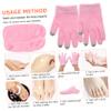 Housoutil Gel Moisturizing Spa Gloves Socks Women Suit Hand Foot Care Moisturizer Socks view 4