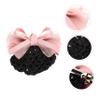 Angoily Professional Hair Snood Elegant Bow-knot Decor Wedding Office Hair Accessory for Women view 3