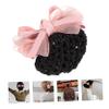 Angoily Professional Hair Snood Elegant Bow-knot Decor Wedding Office Hair Accessory for Women view 4