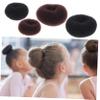 Balacoo 8pcs Flexible Donut Bun Shaper Kit Hair Bun Makers for Women Girls Chignon Maker 2 Sizes Hair Styling Tool for Wedding Parties view 3