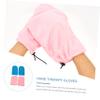 Beatifufu 2pcs Paraffin Bath Gloves for Hand Therapy Heated Mitts for Arthritis Easy to Use Hand Spa at Home Random Style view 3