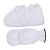 NOLITOY 4pcs Paraffin Wax Hand and Foot Cover Moisturizing Mitts and Booties for for Home Use and Beauty Salons Enhances Moisturizer Effect Fits view 1