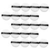 Angoily 20pcs Comfortable Makeup Powder Puff Soft Velour Applicators for Loose Pressed Powders Compact and Easy to Carry for Girls Makeup Routine view 1