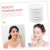 Angoily 20pcs Comfortable Makeup Powder Puff Soft Velour Applicators for Loose Pressed Powders Compact and Easy to Carry for Girls Makeup Routine view 4
