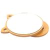 DOITOOL Portable Wooden Vanity Mirror Foldable Travel Mirror for Desk Makeup Bathroom Small Cat Shape Mirror Surface view 1