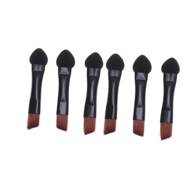 Beatifufu 20pcs Eyelash Brush Double Sided Makeup Brush Eyeshadow Lip Eyebrow Black for Women Easy to Use