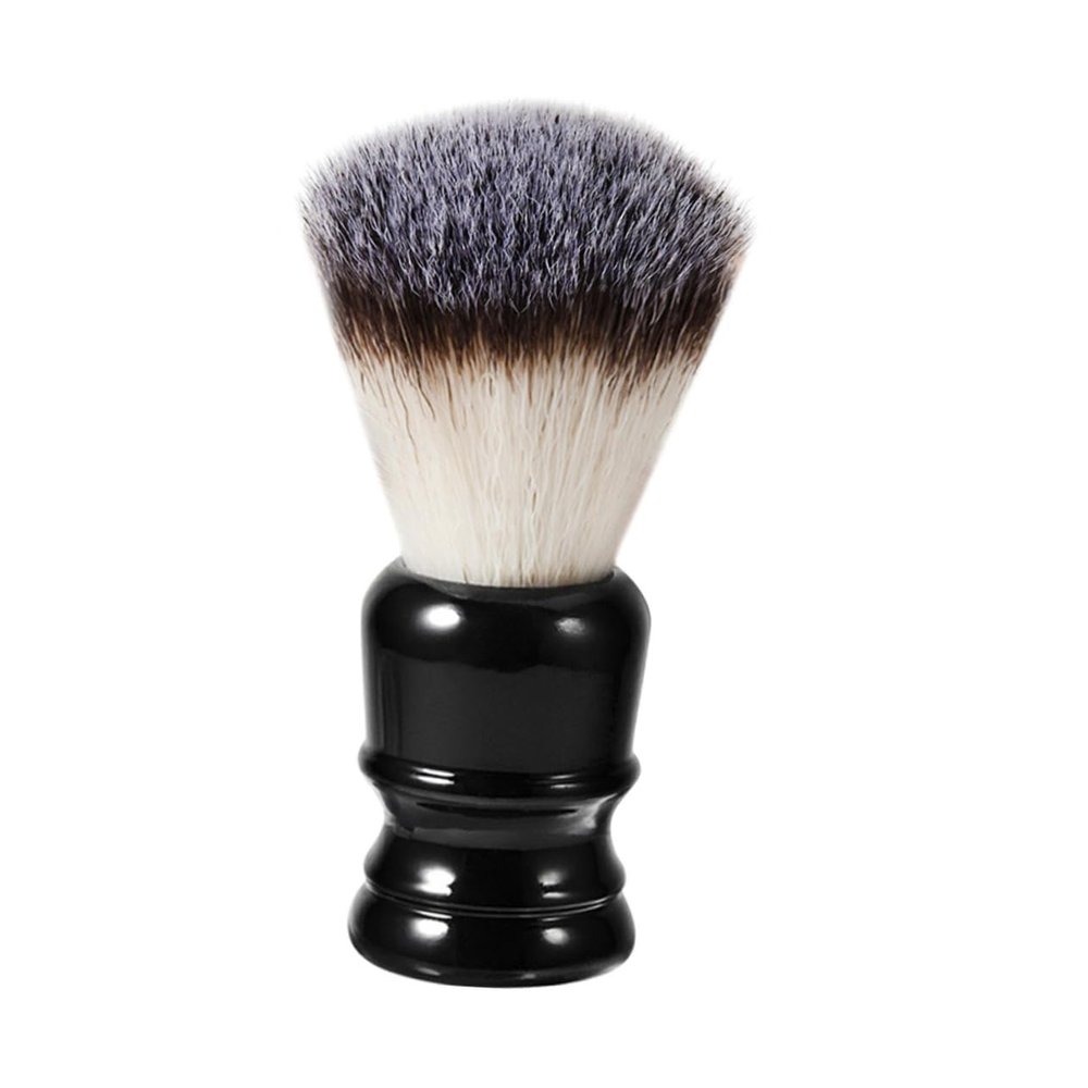 Mipcase 1pc Portable Beard Brush Resin Handle Nylon Bristles for Gentle Grooming for Men Beard Styling Convenient Travel Grooming Tool for Bearded Men