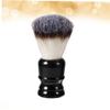 Mipcase 1pc Portable Beard Brush Resin Handle Nylon Bristles for Gentle Grooming for Men Beard Styling Convenient Travel Grooming Tool for Bearded Men view 4