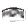 Angoily 2pcs Plum Blossom Comb Bridal Hair Accessories Wedding Hair Clip Decor view 2