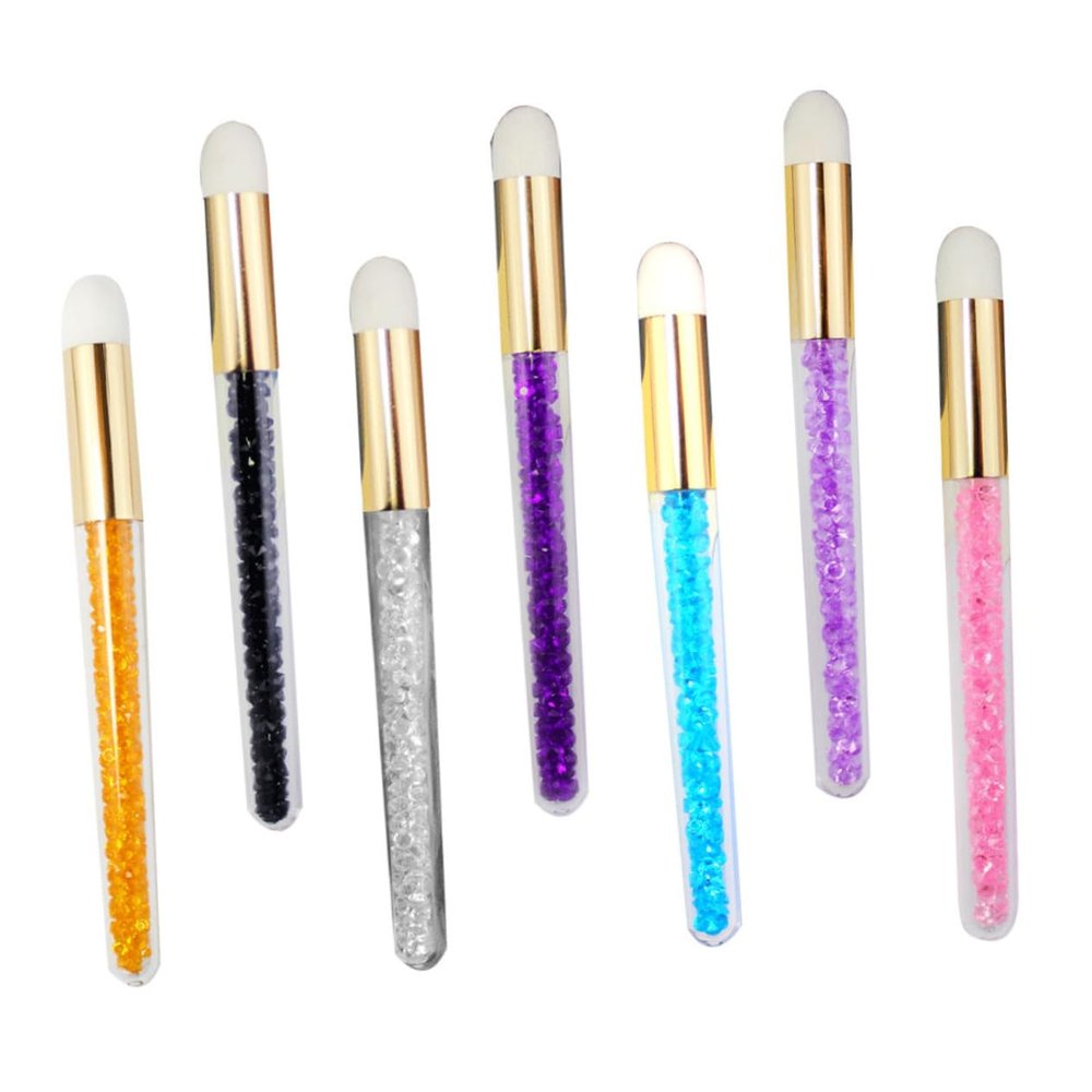 Angoily 7pcs Lash Cleaning Brush Lash Cleansing Brush for Skin Care Nose Pore Cleaning Tool