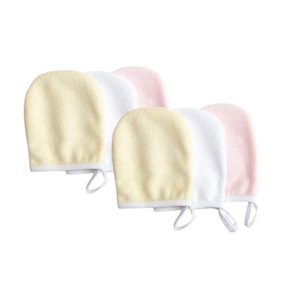Angoily 6pcs Fiber Makeup Remover Pads for Deep Pore Cleaning Microfiber Towels