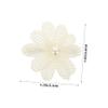 Angoily 4pcs Pearl Hair Clip Hair Pin Tiara Barrettes Pearl pin s Bow with Alligator Clips Wedding pin Barrette pin for Women Miss Wild view 2