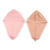 Angoily 2pcs Ultra-Absorbent Microfiber Hair Drying Towel Caps Quick Drying Shower Wrap for Women Lightweight Suitable for All Hair Types Pink view 1