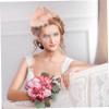 Angoily Stylish Party Hair Clip Wedding Headwear Flower Headdress Hair Supply Bridal Headdress view 3
