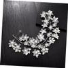 Angoily Pearl Flower Bridal Headband Wedding Headband for Bride Elegant Pearl Flower Headwear for Women view 3