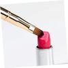 Angoily Double-ended Retractable Lip Brush Portable Makeup Applicator for Lipstick and Concealer for Women and Girls Golden view 3
