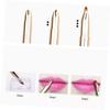 Angoily Double-ended Retractable Lip Brush Portable Makeup Applicator for Lipstick and Concealer for Women and Girls Golden view 4