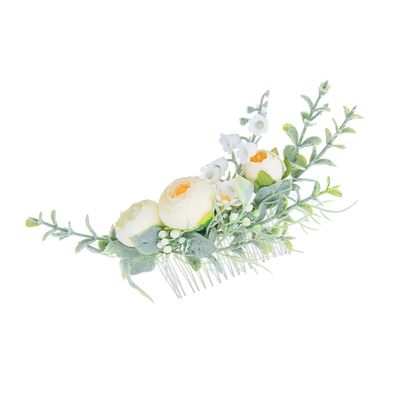 balacoo Bridal Hair Comb Accessories for Wedding Handmade Vintage Flower Girl Hairpin Headdress for Bridesmaids Two Random Patterns for Wedding Day Hairstyles