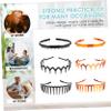 Beatifufu 6pcs Wavy Toothed Elastic Hairband for Men Women Non- Headbands for Easy Hair Styling for Sports Outdoor Activities and Everyday Use view 2