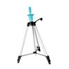 Angoily Portable Wig Holder Stand for Hairdressing Model Silver Triangle Bracket Blue Rubber view 1