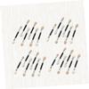 Beatifufu 30pcs Portable Double-ended Eyeshadow Brush Aluminum Tube Makeup Tools for Women and Girls Lightweight Design for and Daily Use view 2