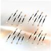 Beatifufu 30pcs Portable Double-ended Eyeshadow Brush Aluminum Tube Makeup Tools for Women and Girls Lightweight Design for and Daily Use view 3