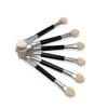 Beatifufu 30pcs Portable Double-ended Eyeshadow Brush Aluminum Tube Makeup Tools for Women and Girls Lightweight Design for and Daily Use view 4