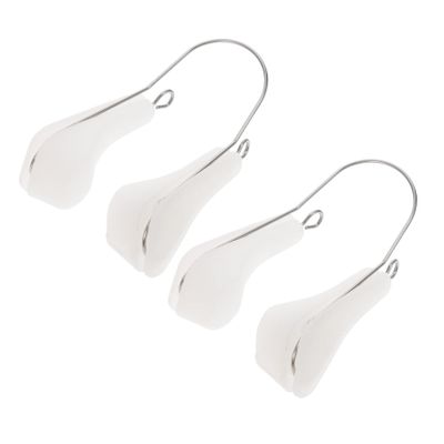Angoily 2pcs Nose Shaping Clip Nose Bridge Enhancer Comfortable Silicone for Beauty Tool