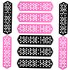Angoily Stainless Steel Hairdressing Plates Heatproof Perm Plates Salon Tool Hair Salon Accessories Insulation Film Random Color view 1