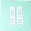 Angoily Stainless Steel Hairdressing Plates Heatproof Perm Plates Salon Tool Hair Salon Accessories Insulation Film Random Color view 2
