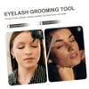 Angoily 1pc Wooden Eyebrow Grooming Brush and Eyelash Separator Dual-head Design for Easy Styling and Lightweight Bamboo Material for Go Makeup for Eyebrow and Eyelash Care view 2