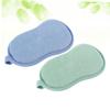 Beatifufu 2pcs Kids Double-Sided Bath Sponge Pads Exfoliating Scrubber for Cleaning Bath Sponges for Newborns view 4