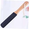 Beatifufu Foot Rasp Remover Mini Pedicure Tool Double Sided Foot File Wooden Handle view 3