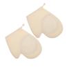 Angoily 2pcs Bath Gloves Exfoliating Gloves Natural Loofah Soft Scrubbers for Bath Camping Travel view 1
