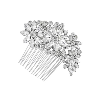 Angoily Bridal Crystal Hair Comb Decorative Jewelry Rhinestone Insert for Wedding Headdress