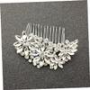 Angoily Bridal Crystal Hair Comb Decorative Jewelry Rhinestone Insert for Wedding Headdress view 2