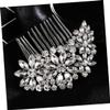 Angoily Bridal Crystal Hair Comb Decorative Jewelry Rhinestone Insert for Wedding Headdress view 3