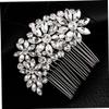 Angoily Bridal Crystal Hair Comb Decorative Jewelry Rhinestone Insert for Wedding Headdress view 4
