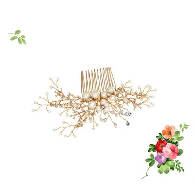 Angoily Hair Comb for Women Bridal Headdress Rhinestone Insert Elegant Wedding Hair Accessories for Brides for Updos Half-up Styles Versatile Jewelry for Special Occasions