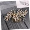 Angoily Elegant Rhinestone Hair Comb Inlay for Women Decorative Headdress for Weddings Parties and Special Occasions Luxurious Design Easy to Use for Brides and Girls view 2