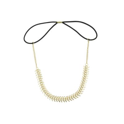 Angoily Punk Headbands for Women and Girls Fish Bone Hairband Bohemian Style Chain Jewelry for Daily Wear Costumes and Parties