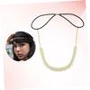 Angoily Punk Headbands for Women and Girls Fish Bone Hairband Bohemian Style Chain Jewelry for Daily Wear Costumes and Parties view 2