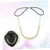 Angoily Punk Headbands for Women and Girls Fish Bone Hairband Bohemian Style Chain Jewelry for Daily Wear Costumes and Parties view 3
