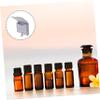 Didiseaon 2pcs Small Essential Oil Storage Pouch Felt Travel Bag for Bottles Lightweight Organizer for Essential Oils Practical Non-woven Design Gray view 2