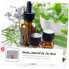 Didiseaon 2pcs Small Essential Oil Storage Pouch Felt Travel Bag for Bottles Lightweight Organizer for Essential Oils Practical Non-woven Design Gray view 3